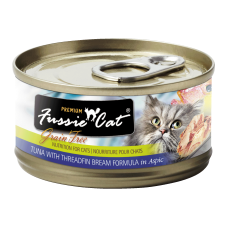 Fussie Cat Black Label Tuna and Threadfin Bream 80g